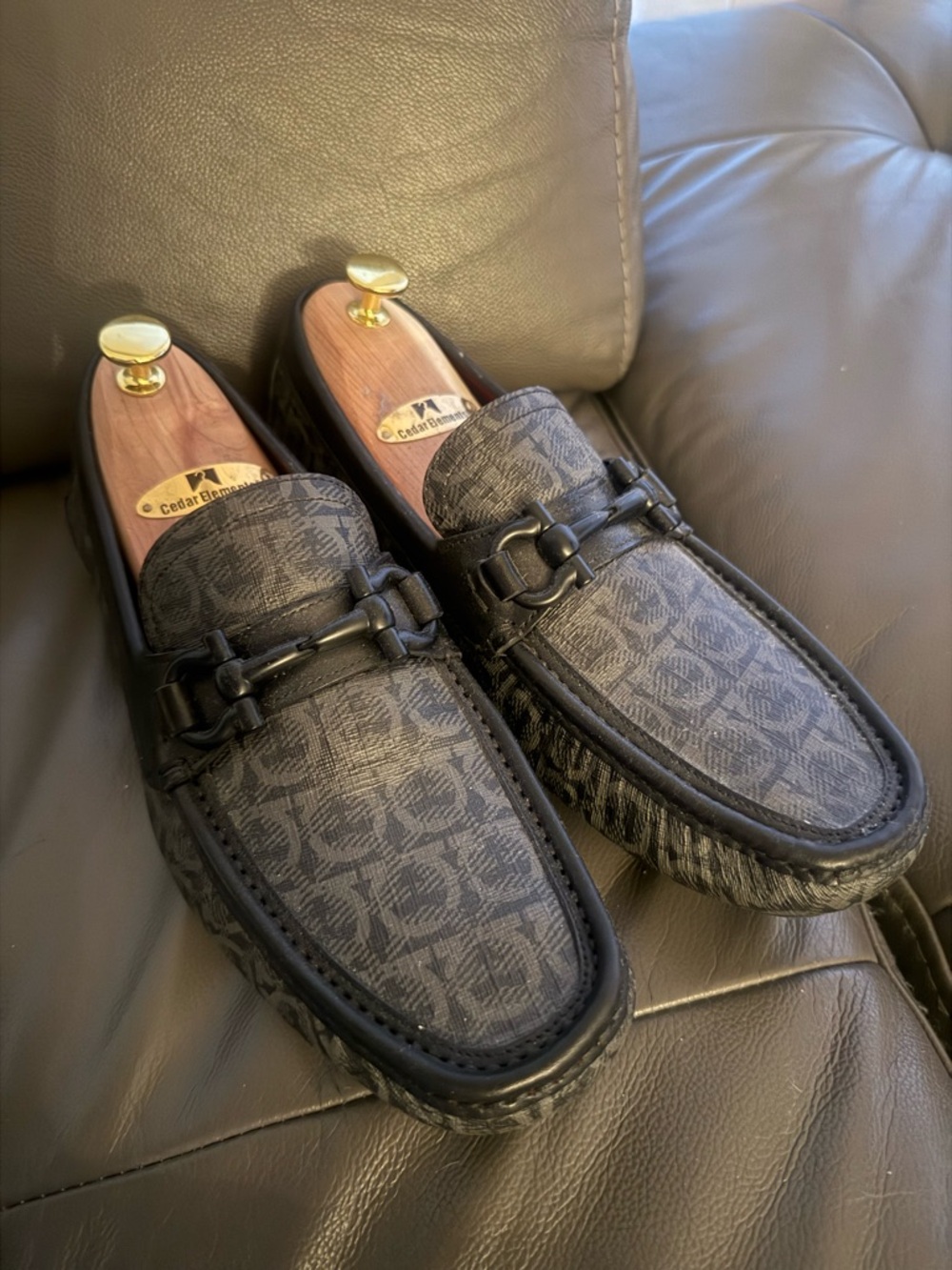 Salvatore Ferragamo Parigi 19 Logo Driver loafers